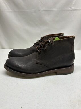Frye Bowery Chukka Men's Ankle Leather Boots Size 9D Dark Brown Lace Up NWOT